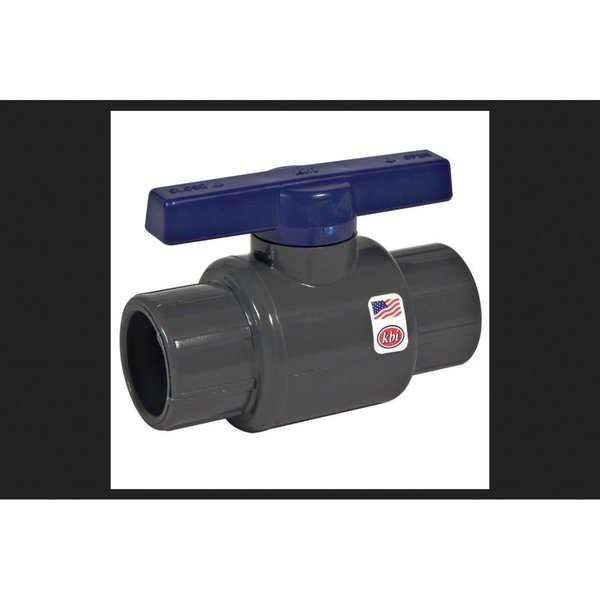 Homestead 0.5 in. PVC Ball Valve; Schedule 80 HO155163